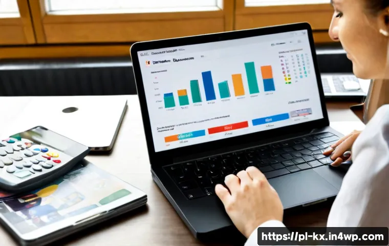 Home 17 인플루언서 협업의 ROI 측정 방법 - Photorealistic Polish marketing analyst measuring influencer collaboration ROI at a tidy modern desk...